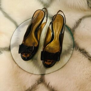 Arturo Chiang Black With Bow Heels for Formal Elegance